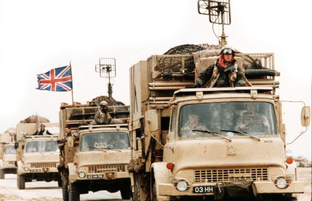 The Corps during Operation GRANBY, 1991.
