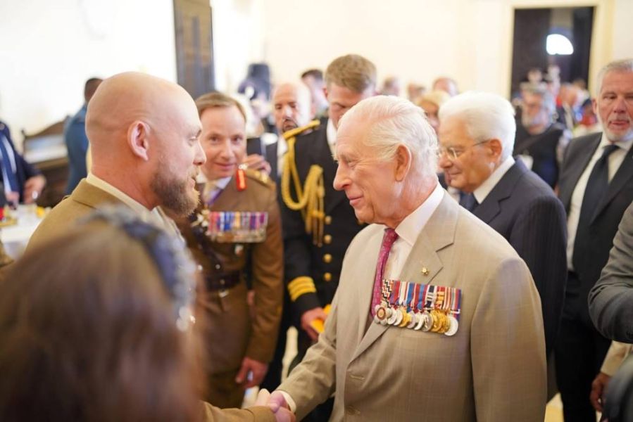 LS & GC Medal Presentations during State Visit in Italy
