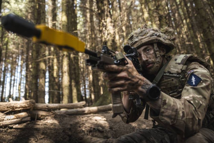 22 Signal Regiment's Fieldcraft Challenge on Exercise Ranger Hopton