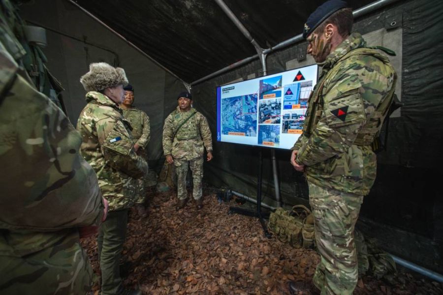 HRH The Princess Royal Visits 3rd (UK) Division Signal Regiment