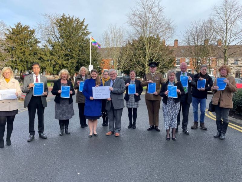 16 Signal Regiment show their backing for the Stafford Mental Health Network (SMHN)