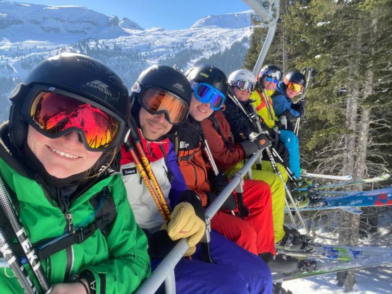 71 Signal Regiment on the slopes!