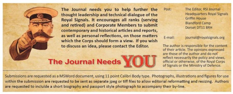 Journal of the Royal Corps of Signals – Summer Edition