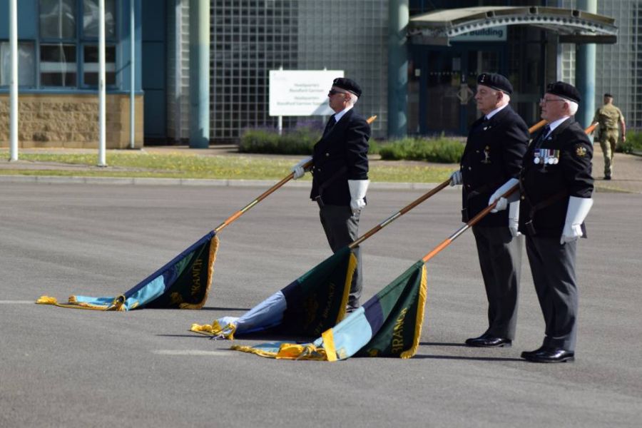 The Royal Signals Association Standard Bearers Competition