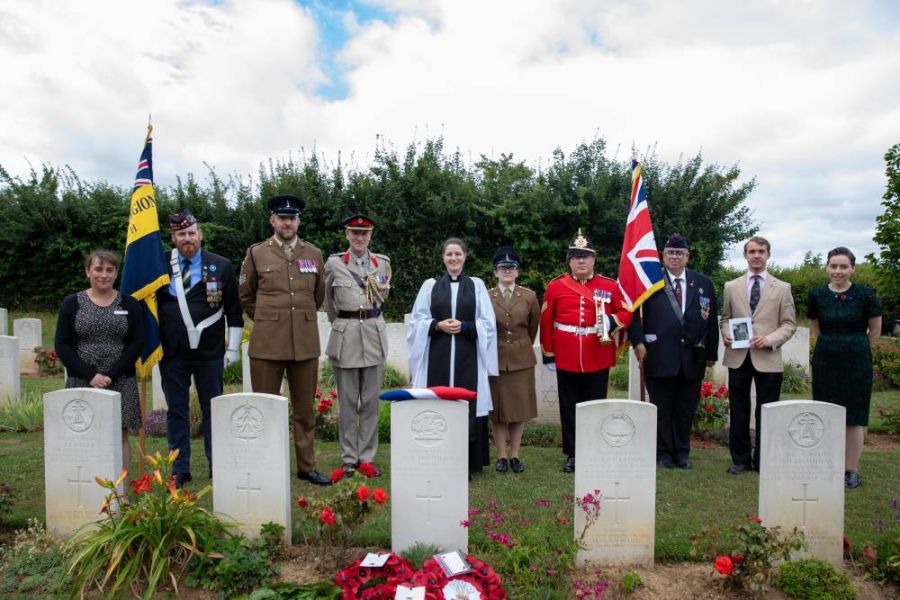 233 (Global Communications Network) Signal Squadron take part in WW2 Rededication Services