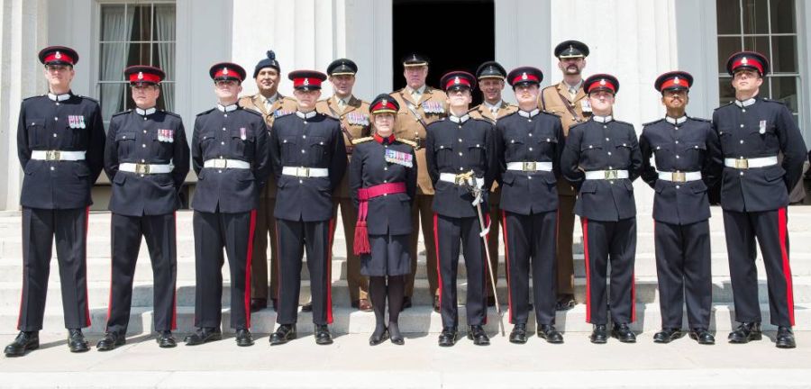 Nine New Reserve Officers Commission into the Royal Signals
