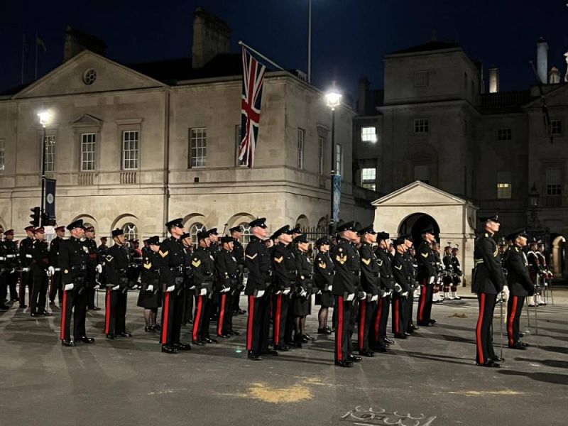R SIGNALS Practice Late Into the Night on the Streets of London