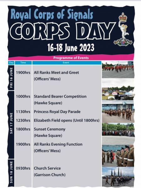 Corps Weekend 2023 Booking Closing