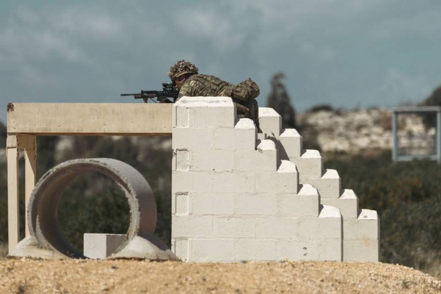 Midlands' soldiers swap radios for weapons to hone combat skills in Cyprus