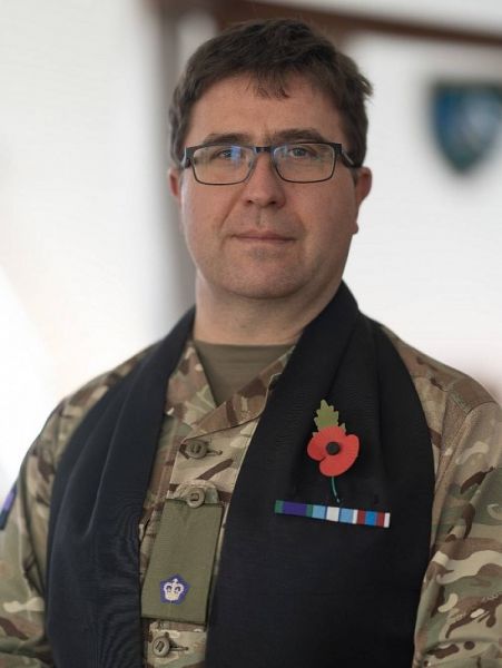 Emotional final Remembrance service in hometown for Army Padre