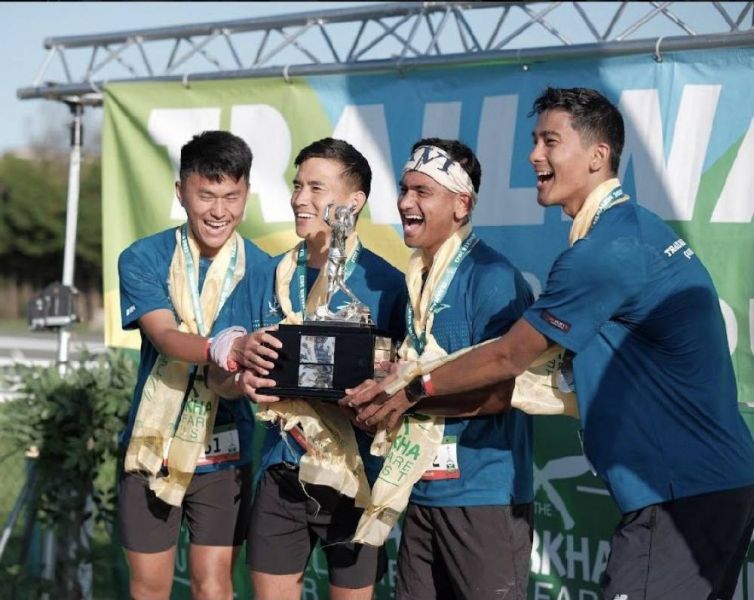 R SIGNALS Soldiers take part in Trailwalker 2023 - the ultimate team endurance event