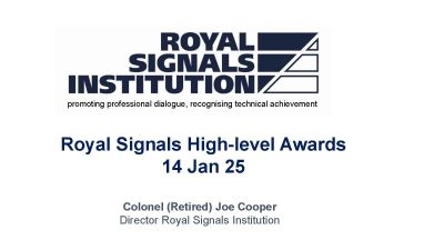 Royal Signals High-Level Awards